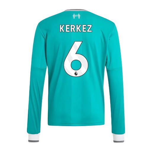 2025-2026 Liverpool Long Sleeve Third Shirt (Kids) (Kerkez 6)