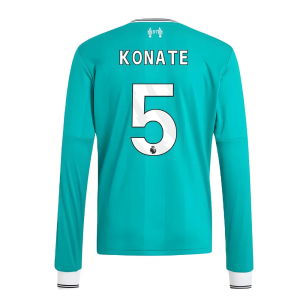 2025-2026 Liverpool Long Sleeve Third Shirt (Kids) (Konate 5)