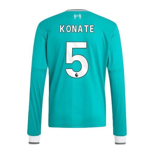 2025-2026 Liverpool Long Sleeve Third Shirt (Kids) (Konate 5)