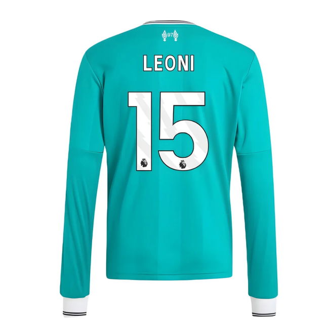 2025-2026 Liverpool Long Sleeve Third Shirt (Kids) (Leoni 15)