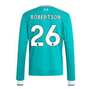 2025-2026 Liverpool Long Sleeve Third Shirt (Kids) (Robertson 26)