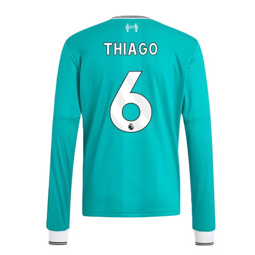 2025-2026 Liverpool Long Sleeve Third Shirt (Kids) (Thiago 6)