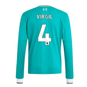 2025-2026 Liverpool Long Sleeve Third Shirt (Kids) (Virgil 4)