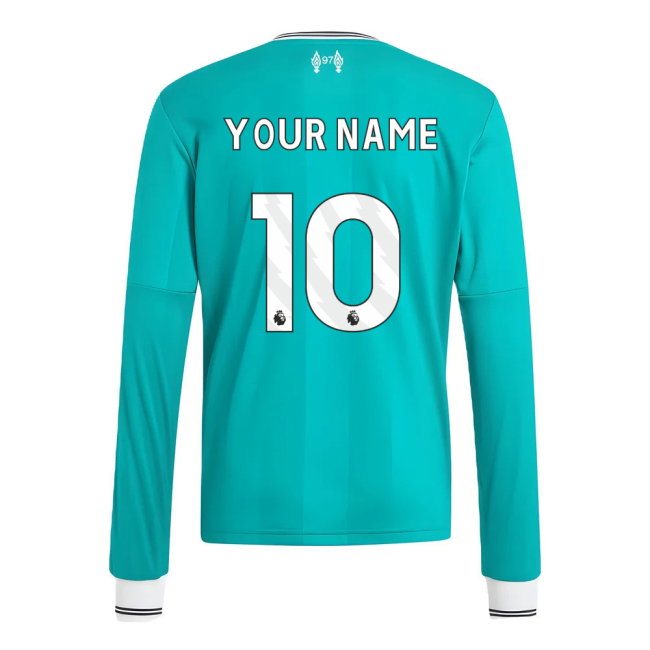 2025-2026 Liverpool Long Sleeve Third Shirt (Kids) (Your Name)