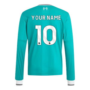 2025-2026 Liverpool Long Sleeve Third Shirt (Kids) (Your Name)