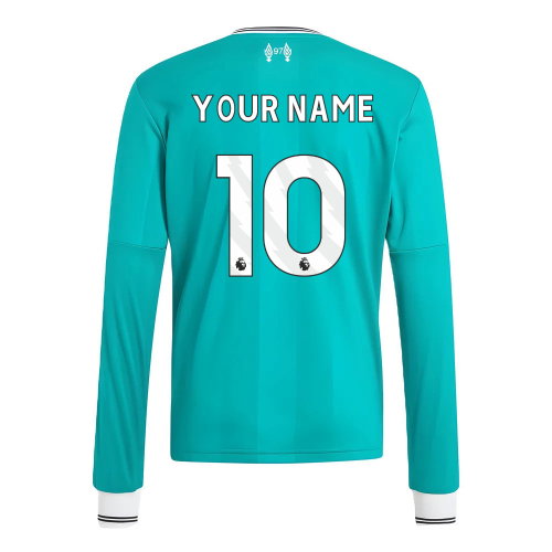 2025-2026 Liverpool Long Sleeve Third Shirt (Kids) (Your Name)