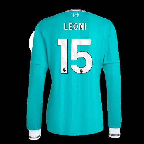 2025-2026 Liverpool Long Sleeve Third Shirt (Leoni 15)
