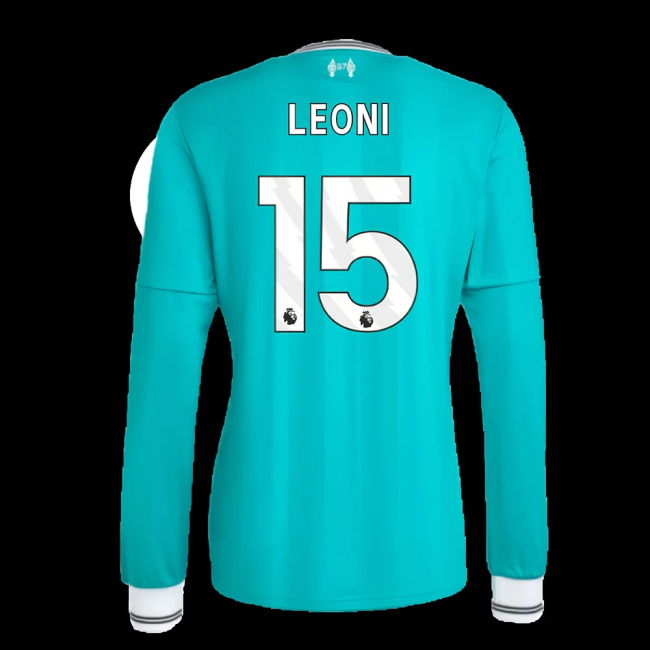 2025-2026 Liverpool Long Sleeve Third Shirt (Leoni 15)