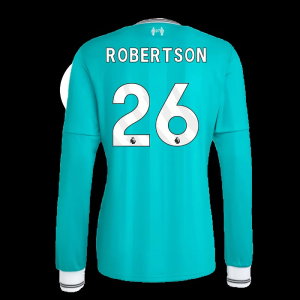 2025-2026 Liverpool Long Sleeve Third Shirt (Robertson 26)