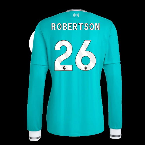 2025-2026 Liverpool Long Sleeve Third Shirt (Robertson 26)