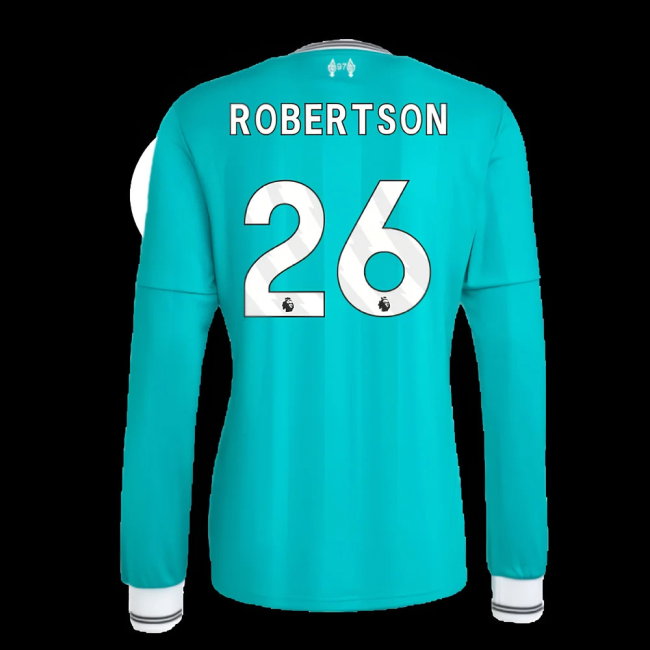 2025-2026 Liverpool Long Sleeve Third Shirt (Robertson 26)