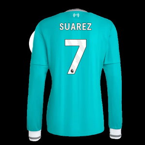 2025-2026 Liverpool Long Sleeve Third Shirt (Suarez 7)