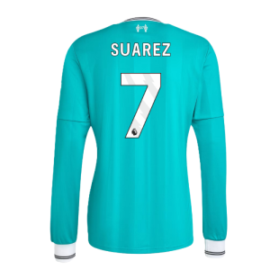 2025-2026 Liverpool Long Sleeve Third Shirt (Suarez 7)