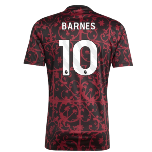 2025-2026 Liverpool Pre-Match Shirt (Black) (Barnes 10)