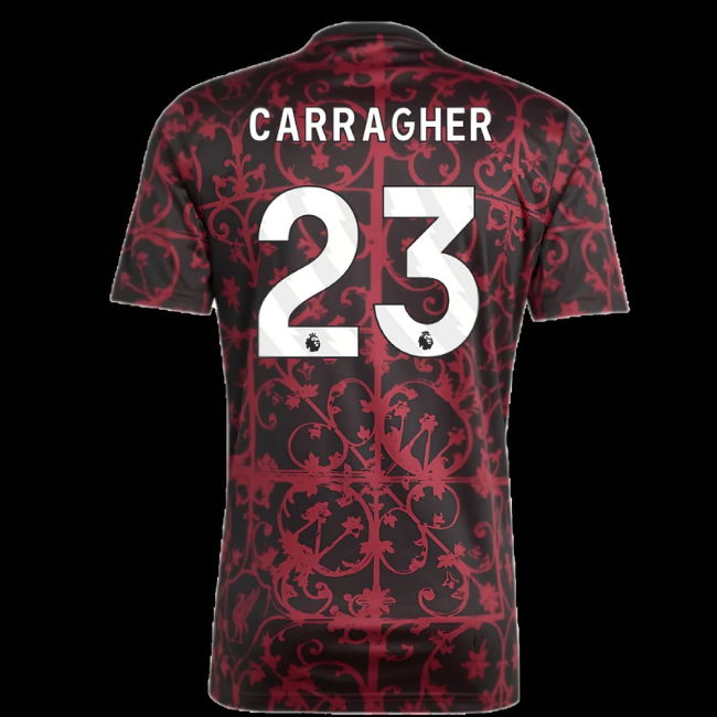 2025-2026 Liverpool Pre-Match Shirt (Black) (Carragher 23)