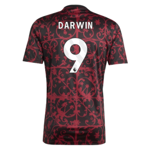 2025-2026 Liverpool Pre-Match Shirt (Black) (Darwin 9)