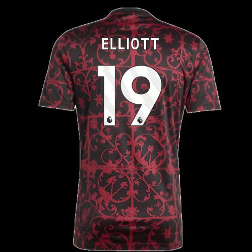 2025-2026 Liverpool Pre-Match Shirt (Black) (Elliott 19)