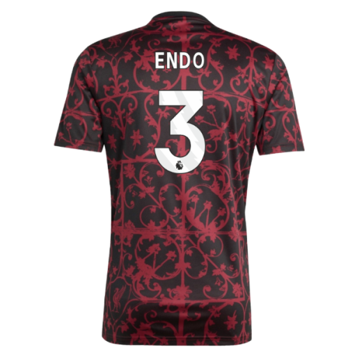 2025-2026 Liverpool Pre-Match Shirt (Black) (Endo 3)