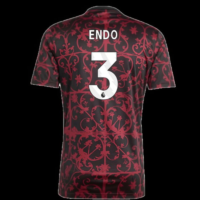 2025-2026 Liverpool Pre-Match Shirt (Black) (Endo 3)
