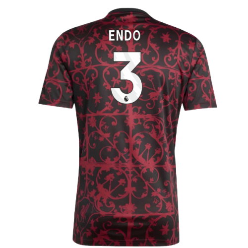 2025-2026 Liverpool Pre-Match Shirt (Black) (Endo 3)