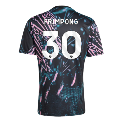 2025-2026 Liverpool Pre Match Shirt (Black) (Frimpong 30)