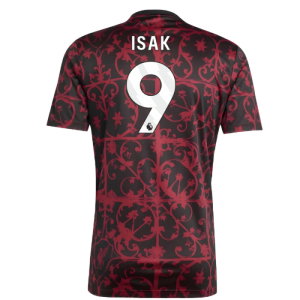 2025-2026 Liverpool Pre-Match Shirt (Black) (Isak 9)