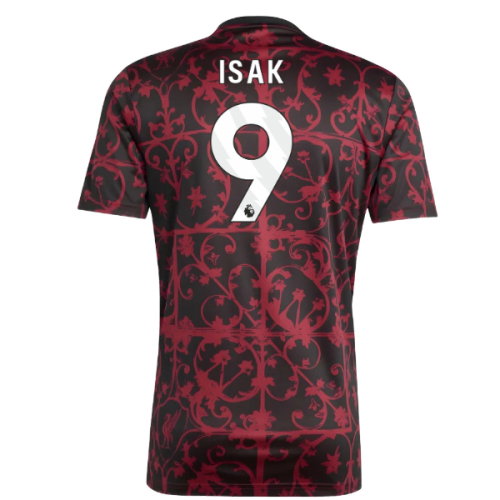 2025-2026 Liverpool Pre-Match Shirt (Black) (Isak 9)