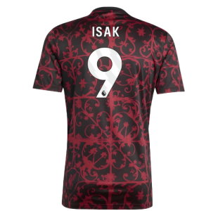 2025-2026 Liverpool Pre-Match Shirt (Black) (Isak 9)