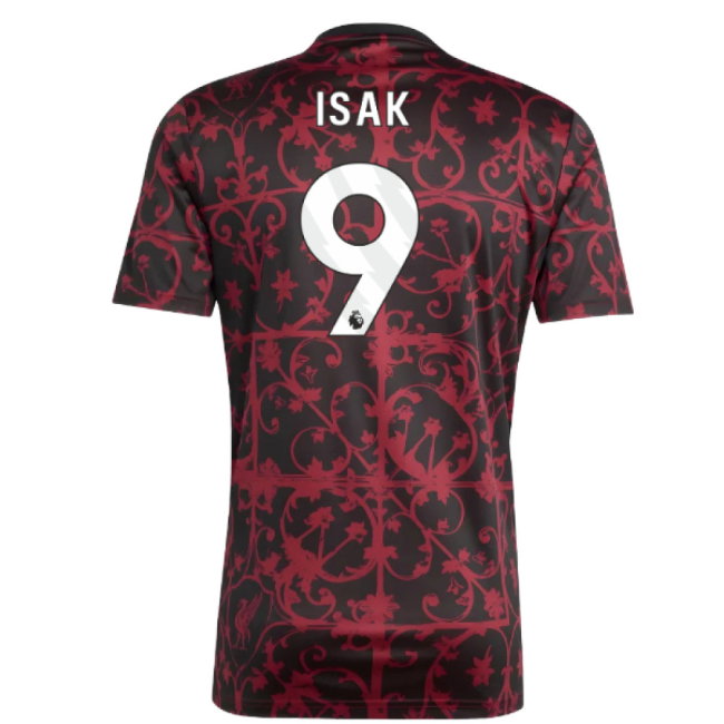 2025-2026 Liverpool Pre-Match Shirt (Black) (Isak 9)