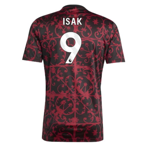 2025-2026 Liverpool Pre-Match Shirt (Black) (Isak 9)