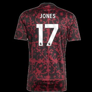 2025-2026 Liverpool Pre-Match Shirt (Black) (Jones 17)