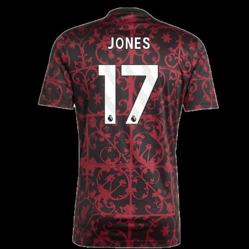 2025-2026 Liverpool Pre-Match Shirt (Black) (Jones 17)