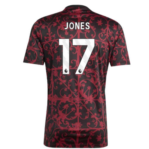 2025-2026 Liverpool Pre-Match Shirt (Black) (Jones 17)