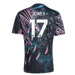 2025-2026 Liverpool Pre Match Shirt (Black) (Jones 17)