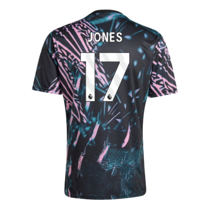 2025-2026 Liverpool Pre Match Shirt (Black) (Jones 17)