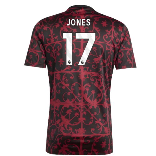 2025-2026 Liverpool Pre-Match Shirt (Black) (Jones 17)