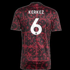 2025-2026 Liverpool Pre-Match Shirt (Black) (Kerkez 6)