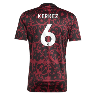 2025-2026 Liverpool Pre-Match Shirt (Black) (Kerkez 6)