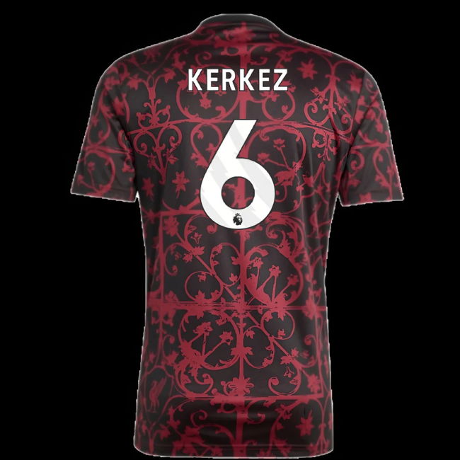 2025-2026 Liverpool Pre-Match Shirt (Black) (Kerkez 6)