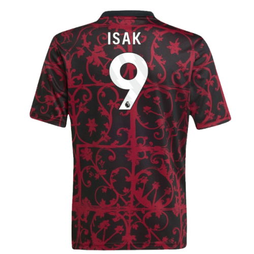 2025-2026 Liverpool Pre-Match Shirt (Black) - Kids (Isak 9)