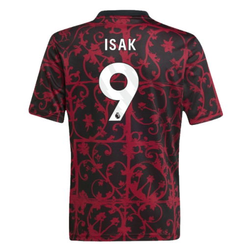 2025-2026 Liverpool Pre-Match Shirt (Black) - Kids (Isak 9)