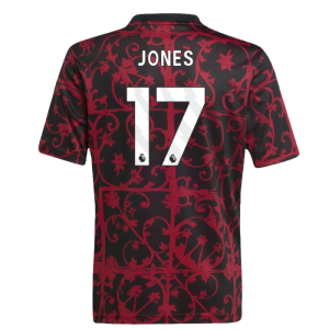 2025-2026 Liverpool Pre-Match Shirt (Black) - Kids (Jones 17)