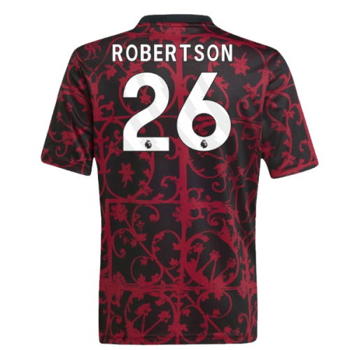 2025-2026 Liverpool Pre-Match Shirt (Black) - Kids (Robertson 26)