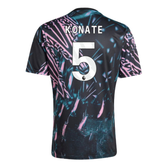 2025-2026 Liverpool Pre Match Shirt (Black) (Konate 5)