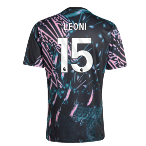 2025-2026 Liverpool Pre Match Shirt (Black) (Leoni 15)