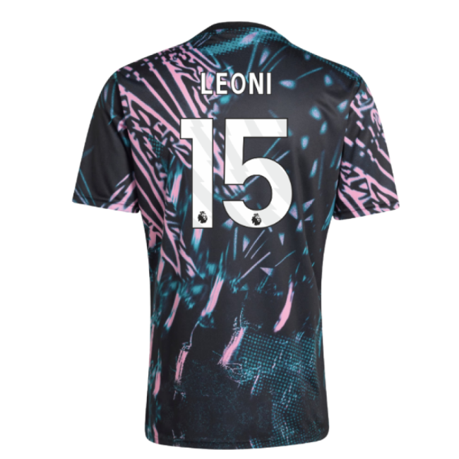 2025-2026 Liverpool Pre Match Shirt (Black) (Leoni 15)