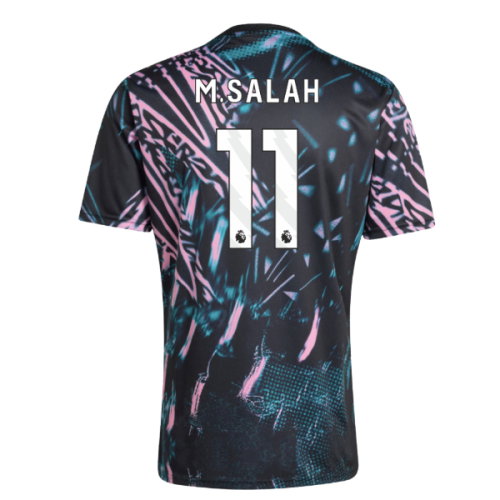 2025-2026 Liverpool Pre Match Shirt (Black) (M.Salah 11)