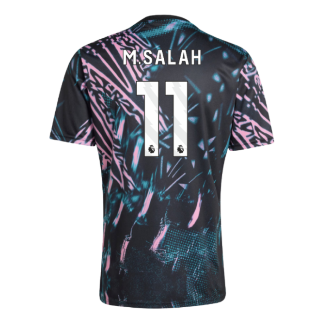 2025-2026 Liverpool Pre Match Shirt (Black) (M.Salah 11)