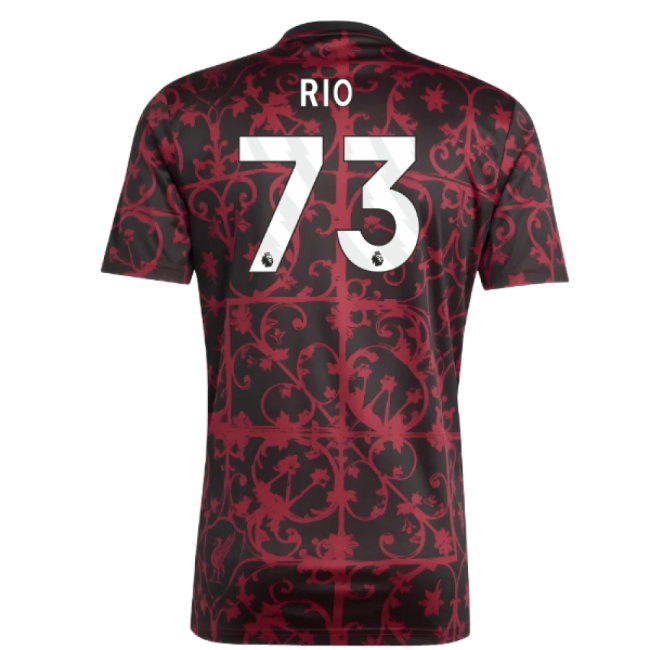 2025-2026 Liverpool Pre-Match Shirt (Black) (Rio 73)