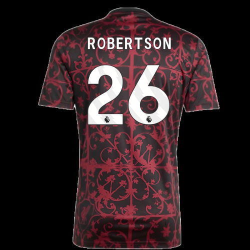 2025-2026 Liverpool Pre-Match Shirt (Black) (Robertson 26)